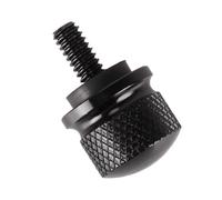 Moto Boulon Ecrou Compatible avec Sportster 6 Mm Pièces Générales Arrière pour Siège pour Boulons Garde-Boue, Écrou Montage Couvercle Bouton Languette Vis Borne Batterie Moto(Black)