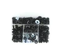 Moto Boulon Ecrou Compatible avec Suzuki pour GSX600F pour Katana 1999-2005 Moto Corps Complet Carénage Complet Boulons Kits Clips Vis en Acier(Black)