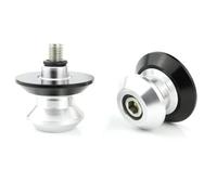 Moto Boulon Ecrou Compatible Avec Yamaha Pour YZF-600R Pour FZ1 Pour FZ8 Moto Bobines Bras Oscillant En Alliage D'aluminium Vis Support Bras Oscillant Curseurs Carénage Pour Kit Boulons(Silver)