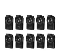 Moto Boulon Ecrou Pièces Générales Boulons Carrosserie Voiture Clips en U M6 sous-Plateau Couvercle Moteur pour Protection Contre Les Pare-Chocs Fender Liner Retenue Fixation Rivet Vis(10pcs)