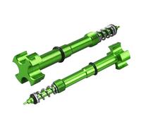 Moto Boulon Ecrou pour CRF450R 2002-2008 pour CRF450X 2005-2009 2 Pièces Mélange Carburateur Vis De Réglage Vis De Borne De Batterie De Moto(Green)