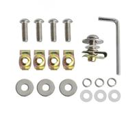 Moto Boulon Ecrou pour Touring Glide 1994-2013 Kit D'écrous Et Boulons Serrures Sacoche Moto Montage Vis Antivol Sécurité pour Kit Pièces Coffre D'écrou Boulon