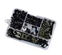 Moto boulons vis Compatible Avec Suzuki Pour RM65 RM80 RM85 RM100 RM125 RM250 Kit De Boulons De Carénage De Moto Vis De Corps Kits D'écrou De Vis De Moto(Black)