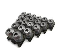 Moto boulons vis Compatible Avec Yamaha Pour Aerox155 Mt03 Yz125 Fz8 Xsr700 Motos Pour Carénage Pour Custom Kit Vis Ecrous M6(Gray)