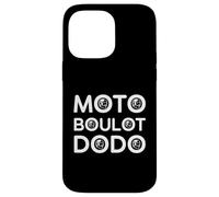 Moto boulot Dodo Humour Motard Urbain Coque pour iPhone 14 Pro Max