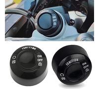 Moto bouton de démarrage d'allumages Protection couvercle Universal pour R1200GS R1250GS Adventure F750GS F850GS ADV F900R R1200RT R1250RT R1200RS R1250RS - Noir