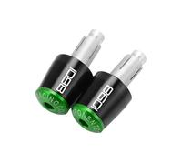 moto Capuchon De Poignées De Guidon De Moto, Pièces De Poids Anti-Vibration, Extrémités De Bouchon Silder Pour DUCATI 1098 1098STRicoloR 2007-2008 1198 S R extrémité du manche(Black Green)