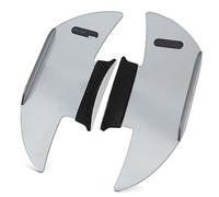 Moto Carénage Carénage Avant Ailettes Aérodynamiques Spoilers Latéraux Kit d'ailes Dynamiques Décoratives pour Y-AMAHA YZF-R1 R6 R7 R15 R25 R3 R125 pour Aprilia RSV4(Grigio)