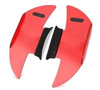 Moto Carénage Carénage Avant Ailettes Aérodynamiques Spoilers Latéraux Kit d'ailes Dynamiques Décoratives pour Y-AMAHA YZF-R1 R6 R7 R15 R25 R3 R125 pour Aprilia RSV4(Rosso)