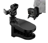Moto Casque Menton Pince Support Mount Compatible avec DJI Osmo 360, Compatible avec GoPro Hero 13, 12, 11, 10, 9, 8, 7, (2018), 6, Compatible avec Hero Noir, Compatible avec Insta 360