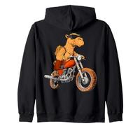 Moto Chameau Sweat à Capuche