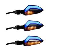 Moto Clignotant Indicateur Type d'eau Qui Coule Clignotants LED Signaux Lumineux Indicateur Clignotants Clignotants Accessoires De Moto Universels