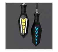 Moto Clignotant latéraux Clignotant Latéral À LED pour Moto, Clignotant Intégré, Clignotant Universel pour Boulon M10