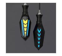 Moto Clignotant latéraux Clignotant Latéral À LED pour Moto, Clignotant Intégré, Clignotant Universel pour Boulon M10