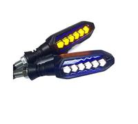 Moto Clignotant latéraux Clignotant LED Universel pour Moto 12 V, Lumière De Respiration, Lumière De Balayage, Lampe Indicateur De Moto, Accessoires