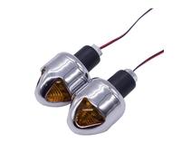 Moto Clignotant latéraux Lot De 2 Feux De Moto À LED 12 V pour Guidon, Clignotant, Poignée, Barre De Poignée, Clignotant, Éclairage Latéral