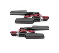 Moto Clignotant latéraux Lot De 4 Clignotants Latéraux pour Moto 12 V, Signal De Direction D'écoulement Gauche/Droite, Lampe De Conduite Dynamique