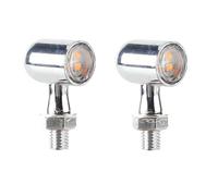 Moto Clignotant lumière Clignotant 2 en 1 à LED intégré, feu de Stop arrière et feu de Jour pour café, Accessoires d'assemblage