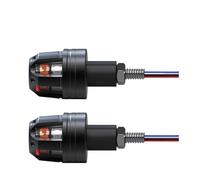 Moto Clignotant lumière Feu Clignotant 12 V pour Guidon, éclairage latéral LED modifié, Lampe à Main, 1 Paire, Accessoires d'assemblage