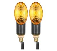 Moto Clignotant Témoin Lampe Feux Orange Ampoule clignotants lumières moto(Yellow)