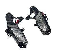 Moto Clignotants Gauche Droit Clignotants de moto modifiés pour Yamaha XMAX300 2023 2024, blanc, rouge, bleu, feux diurnes pour l'eau courante(Red Yellow)