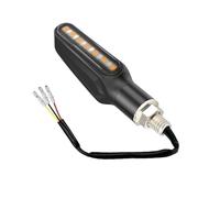 Moto Clignotants Gauche Droit Pour Mini 12 V Universel Moto Avant Arrière Ambre Clignotants Blanc DRL Rouge Feux de Frein(2pcs red yellow)