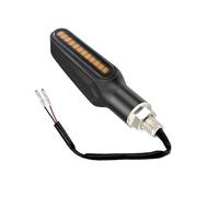 Moto Clignotants Gauche Droit Pour Mini 12 V Universel Moto Avant Arrière Ambre Clignotants Blanc DRL Rouge Feux de Frein(2pcs yellow)