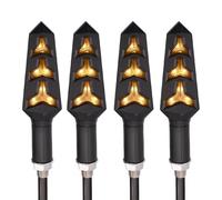 Moto Clignotants Indicateurs Compatible Avec Suzuki Pour TL1000S 600 750 Pour KATANA Pour B-KING Pour GSXS1000 Feu Clignotant Moto Feu De Circulation Séquentiel