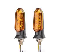 Moto Clignotants Indicateurs Pour CBR600RR Pour CB1000R 12V 8mm Boulon Moto Clignotants Lumières Clignotant Ambre Clignotant Lumière Étanche Signal Lampe Accessoires