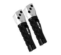 Moto CNC Accessoires en Aluminium Pied Arrière Passager Repose-Pieds Repose-Pieds Moto Repose-Pieds XJ6 avec Logo pour Yamaha XJ6 Xj6 Accessoires (Color : Black)