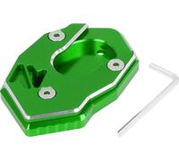 Moto Cnc Alliage Aluminium Pied Côté Support Extension Tampon Vert
