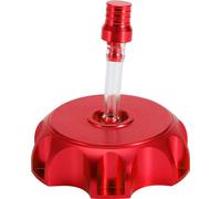 Moto -CNC -Aluminium -Gaz -Carburant -Couvercle de réservoir avec évent (rouge)
