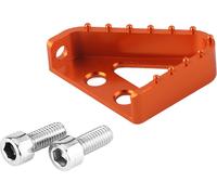 Moto CNC pédale de frein arrière - pointe de la plaque de pied pour RC125/200/390 ou 690/990 Orange