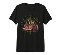 Moto Collectors Old Biker Vintage American Motorcycles T-Shirt Haut de Gamme