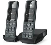 MOTO-Comfort 520 Duo - 2 Téléphones Dect Sans Fil - Design Élégant - Qualité Audio Supérieure - Blocage D'Appels - Répertoire Jusqu`À 200 Contacts - Gris [Version Française]