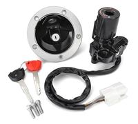 Moto Commutateur Démarreur Compatible Avec Pour EX650 Pour Ninja 650 2012-2016 Interrupteur D'allumage Carburant Bouchon De Gaz Serrure De Siège Avec Kit De Clé