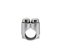 Moto Commutateurs Commande Guidon 2 Interrupteurs À Boutons Poussoirs pour Guidon De Moto, 7/8 Pouces, pour Chopper Bobber Cruiser, Boutons Momentanés Autobloquants