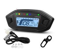 Moto Compteur kilométrique Compteur De Vitesse De Moto Tableau De Bord Tachymètre Réglable Tableau De Bord Affichage du Compteur De Vitesse Jauge Odomètre Numérique