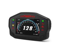 Moto Compteur kilométrique Écran De Tableau De Bord Universel pour Moto, Compteur De Vitesse, Odomètre, Tachymètre pour Cylindre 2023, 12v, 2/4