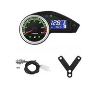 Moto Compteur kilométrique Jauge de Moto Universelle, Compteur de Vitesse, tachymètre, Instrument numérique, odomètre, pour Toutes Les Motos 12V, Compteur de Vitesse