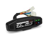 Moto Compteur kilométrique Tachymètre Numérique Universel pour Moto, Compteur De Vitesse, Indicateur De Vitesse MPH KMH, Tacho RPM, Odomètre avec Capteur pour Moto