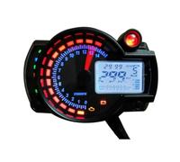 Moto Compteur Vitesse Compteur De Vitesse Numérique pour KOSO RX2N, Compteur Kilométrique, Rétroéclairage 7 Couleurs, Accessoires