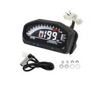 Moto Compteur Vitesse Compteur De Vitesse Numérique pour Moto, Tableau De Bord, Affichage De La Vitesse, Tachymètre, RPM, Jauge De Niveau De Carburant, Odomètre, Moto