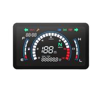 Moto Compteur Vitesse Tableau De Bord Numérique LED pour Dream EX5, Compteur De Vitesse, TR/Min, avec Compteur De Carburant, Horloge, Voltmètre, Clignotant