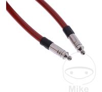 Moto Conduite flexible acier Vario rouge transparent 32cm JMP 7571585