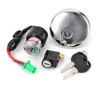Moto Contacteur Clef Pour Suzuki GN125 GN 125 1982 1983 1984 2001 Bouchon Réservoir Interrupteur D'allumage Serrure Siège Avec Kit De Clé