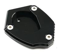 Moto Coussin Béquille Latérale pour ZH2 pour Z H2 2019-2025+ Plaque D'extension Support Béquille Latérale Aluminium Agrandisseur Moto(Noir)