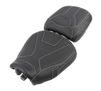 Moto Coussin de siège de amortissante Housse De Siège Avant Simple Épaisse pour Moto, Coussin De Siège Passager Arrière pour Tracer 9/GT 2021 2022 2023 2024(FR Seat-Black)