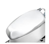 Moto Coussin de siège de amortissante Housse De Siège De Moto avec Bande Élastique, Adaptée À Toutes Les Saisons(Silvery)