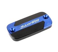 Moto Couvercle Bocal Liquide Freins Avant Couvercle De Réservoir Liquide Frein AV&Ant pour Moto, Bouchon D'huile Adapté Au pour FCS600 Silverwing FCS 600 Silver Wing 2001-2011